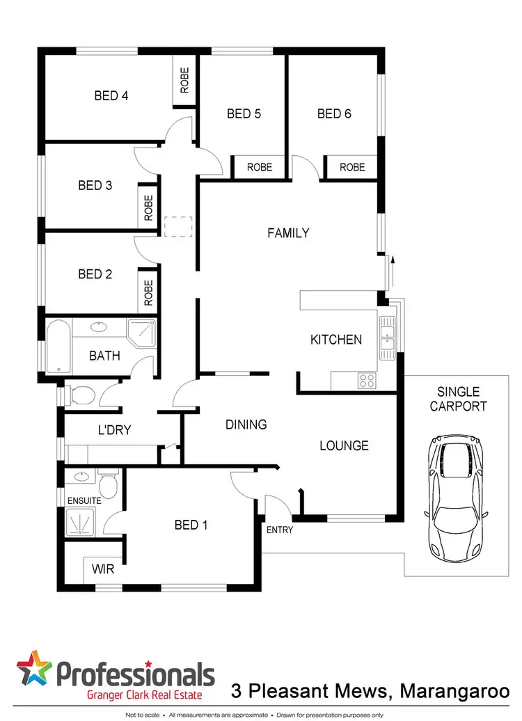 Floorplan of Homely house listing, 3 Pleasant Mews, Marangaroo WA 6064