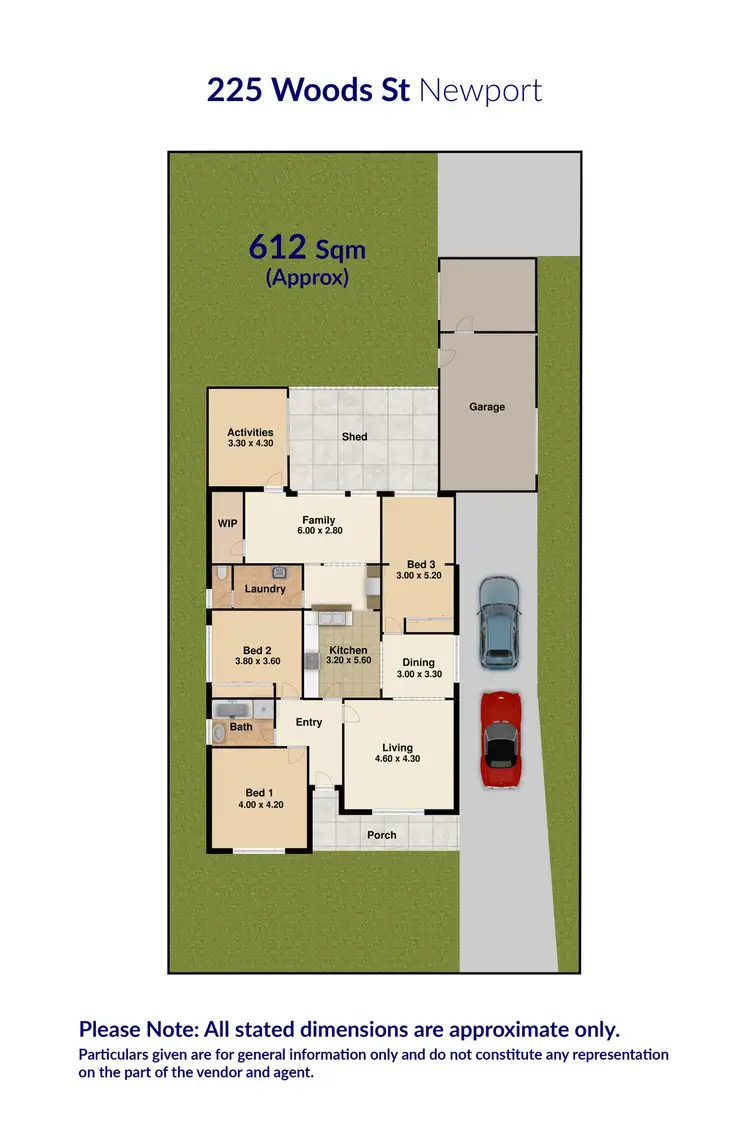 Floorplan of Homely house listing, 225 Wood Street, Newport VIC 3015