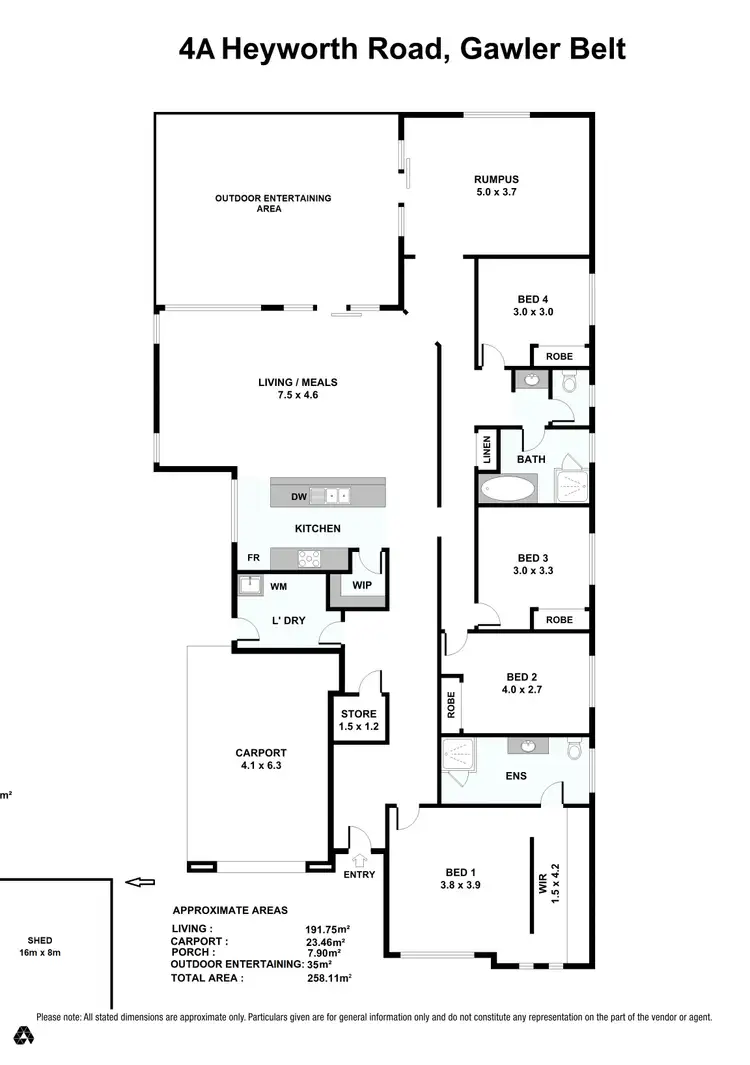 Floorplan of Homely house listing, 4A Heyworth Road, Gawler Belt SA 5118