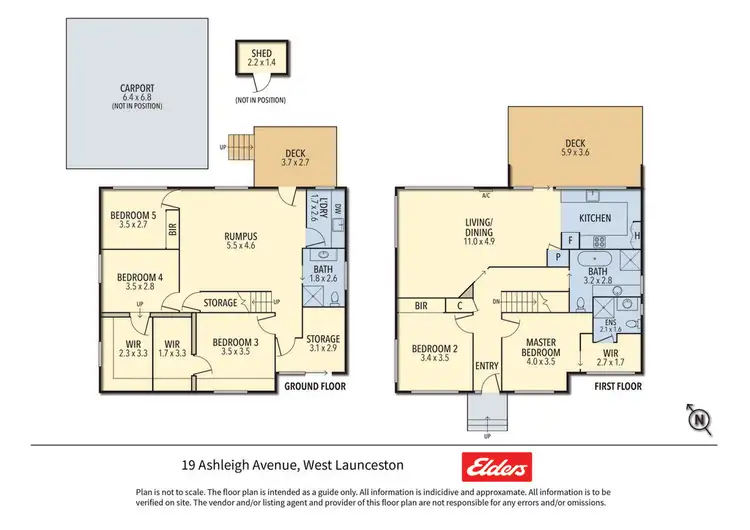 Floorplan of Homely house listing, 19 Ashleigh Avenue, West Launceston TAS 7250