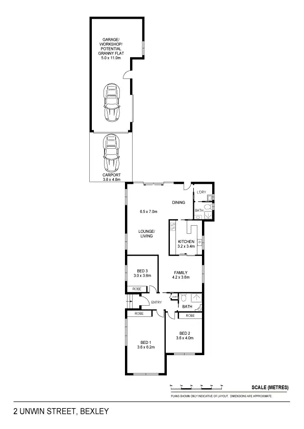 Floorplan of Homely house listing, 2 Unwin Street, Bexley NSW 2207