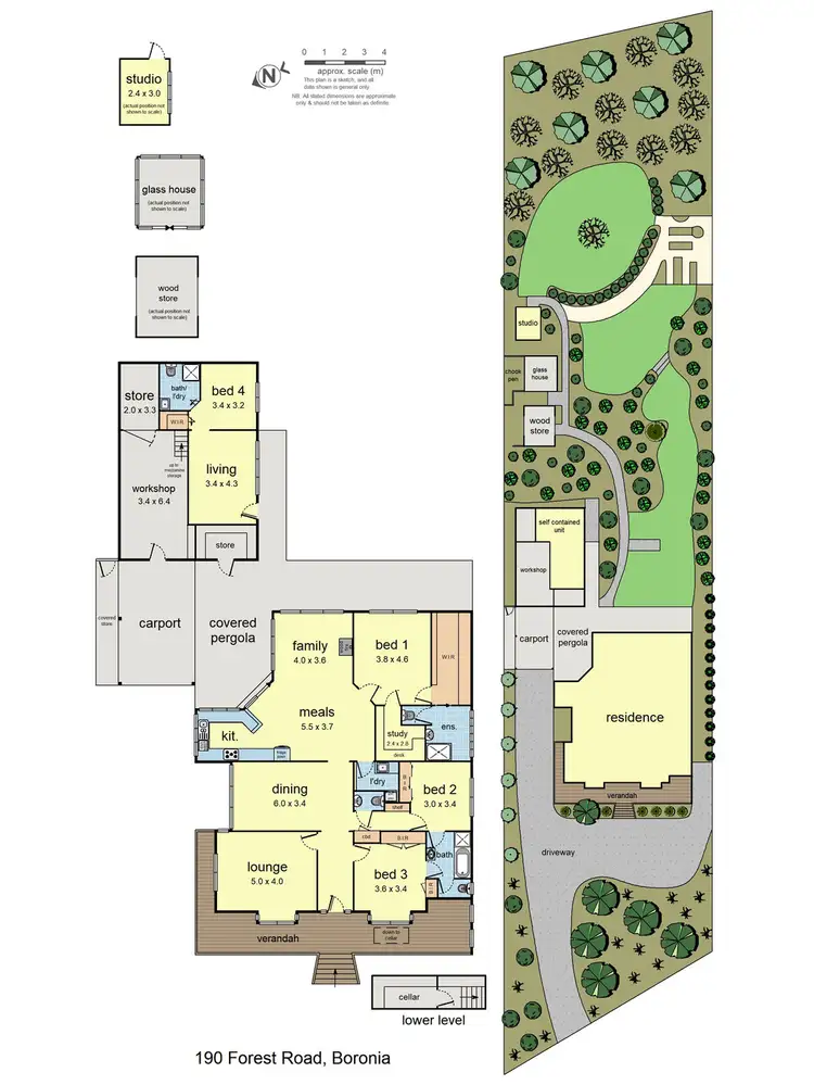 Floorplan of Homely house listing, 190 Forest road, Boronia VIC 3155