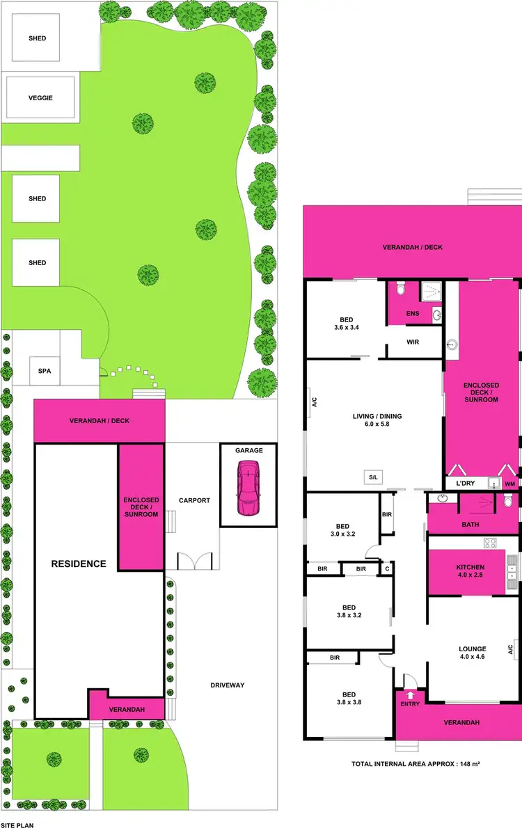 Floorplan of Homely house listing, 142 Fenwick Street, Portarlington VIC 3223