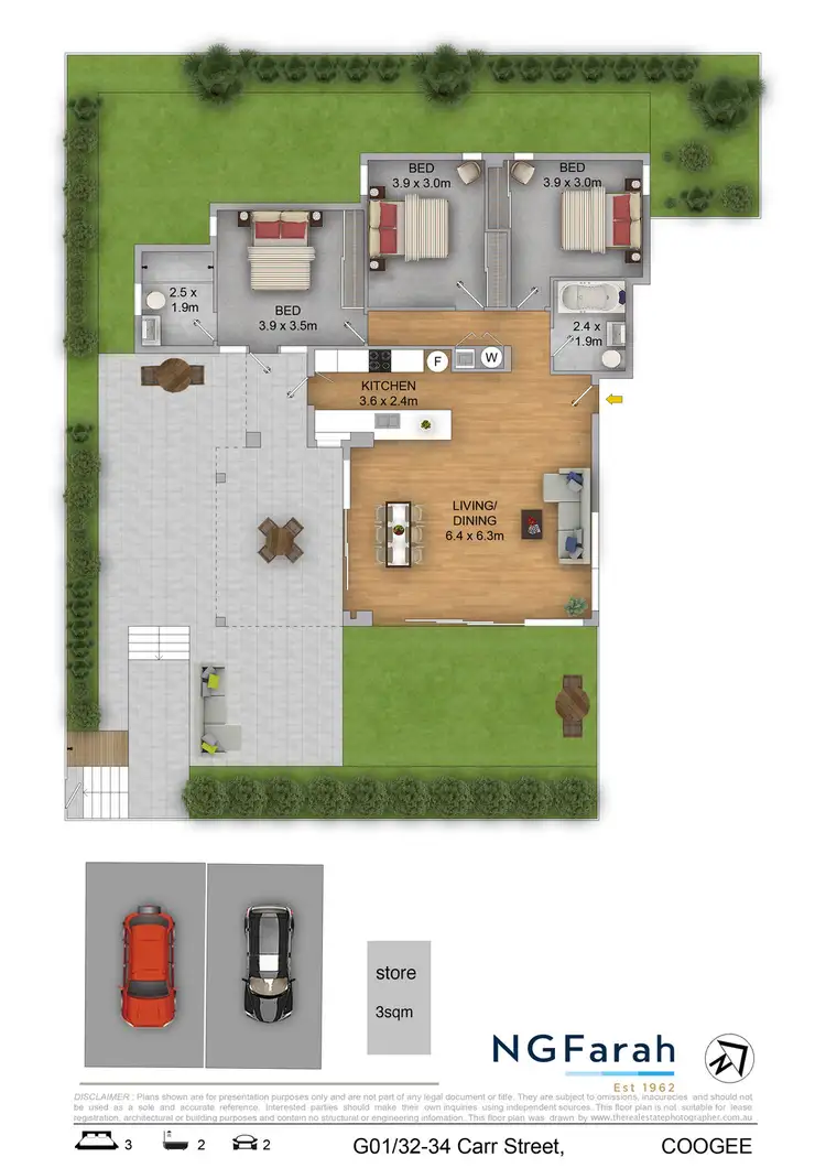 Floorplan of Homely apartment listing, 1/32 Carr Street, Coogee NSW 2034