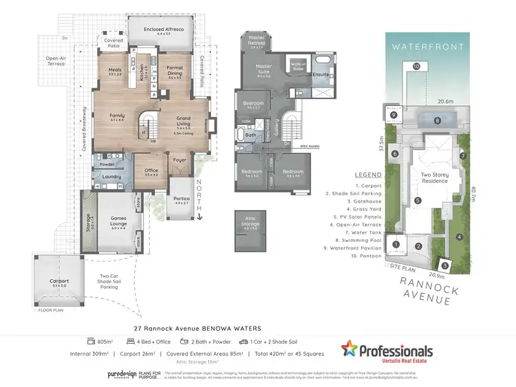 Floorplan of Homely house listing, 27 Rannock Avenue, Benowa Waters QLD 4217