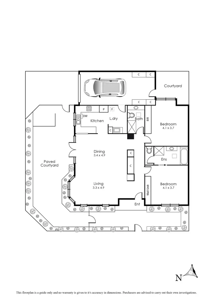Floorplan of Homely house listing, 48 Well Street, Brighton VIC 3186