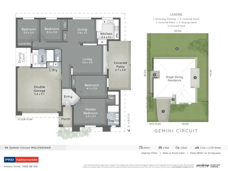 Floorplan of Homely house listing, 48 Gemini Circuit, Molendinar QLD 4214