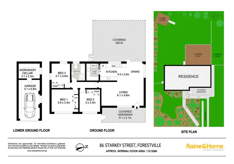 Floorplan of Homely house listing, 86 Starkey Street, Forestville NSW 2087