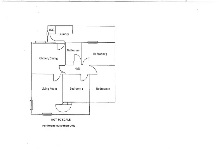 Floorplan of Homely semi-detached listing, 47 Burcham Street, Mount Gambier SA 5290