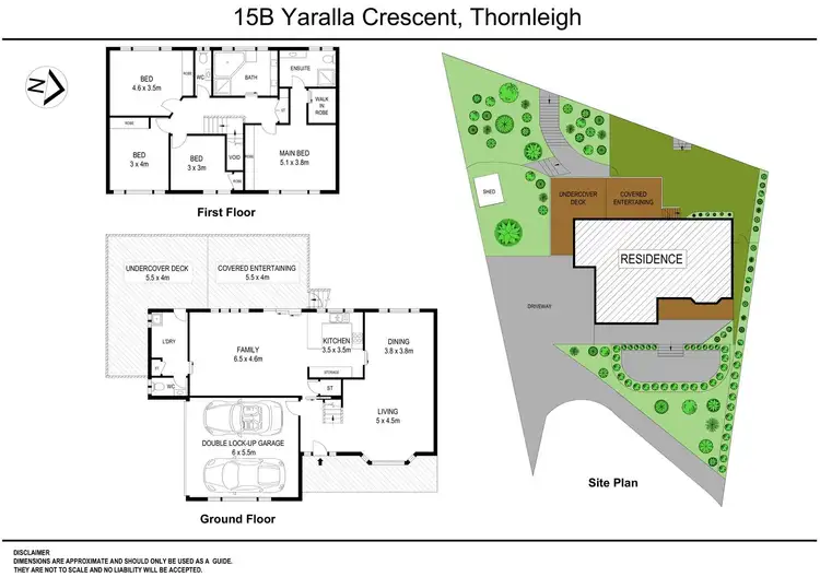 Floorplan of Homely house listing, 15B Yaralla  Crescent, Thornleigh NSW 2120