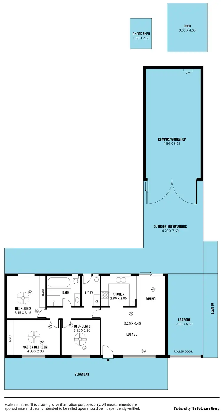 Floorplan of Homely house listing, 4 Burke Street, Hackham SA 5163