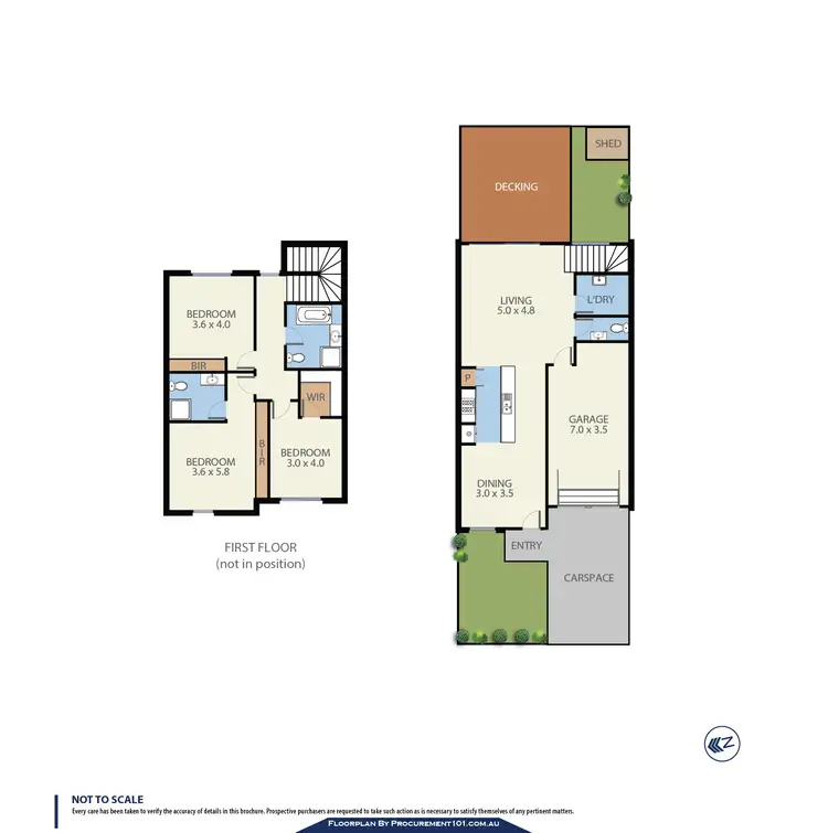 Floorplan of Homely townhouse listing, 23 Grasslands Loop, Keysborough VIC 3173
