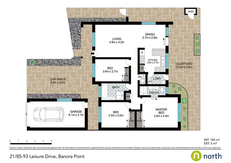 Floorplan of Homely villa listing, 21/85 Leisure Drive, Banora Point NSW 2486