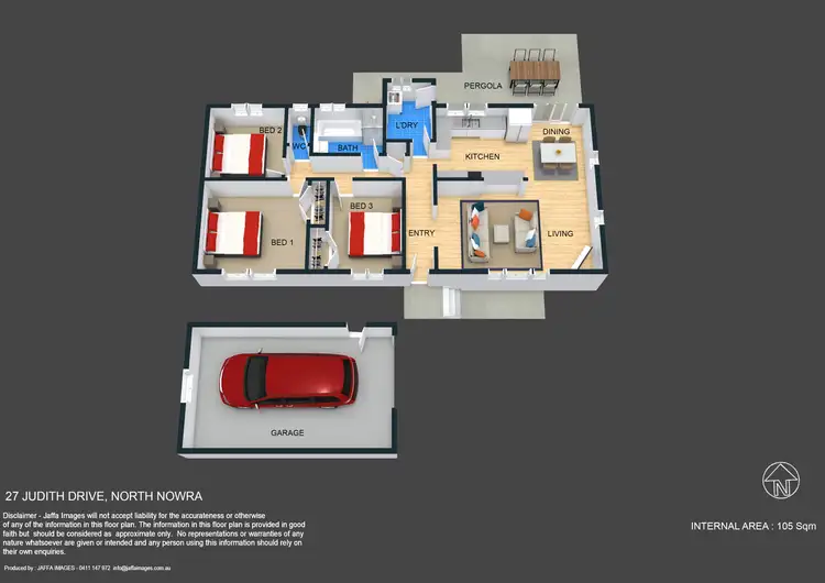 Floorplan of Homely house listing, 27 Judith Drive, North Nowra NSW 2541