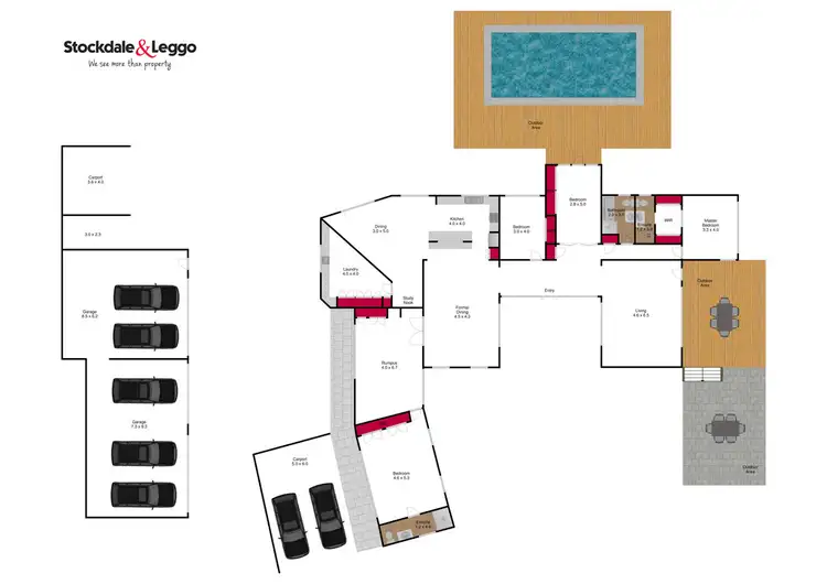 Floorplan of Homely house listing, 9 Lansdowne Road, Traralgon VIC 3844