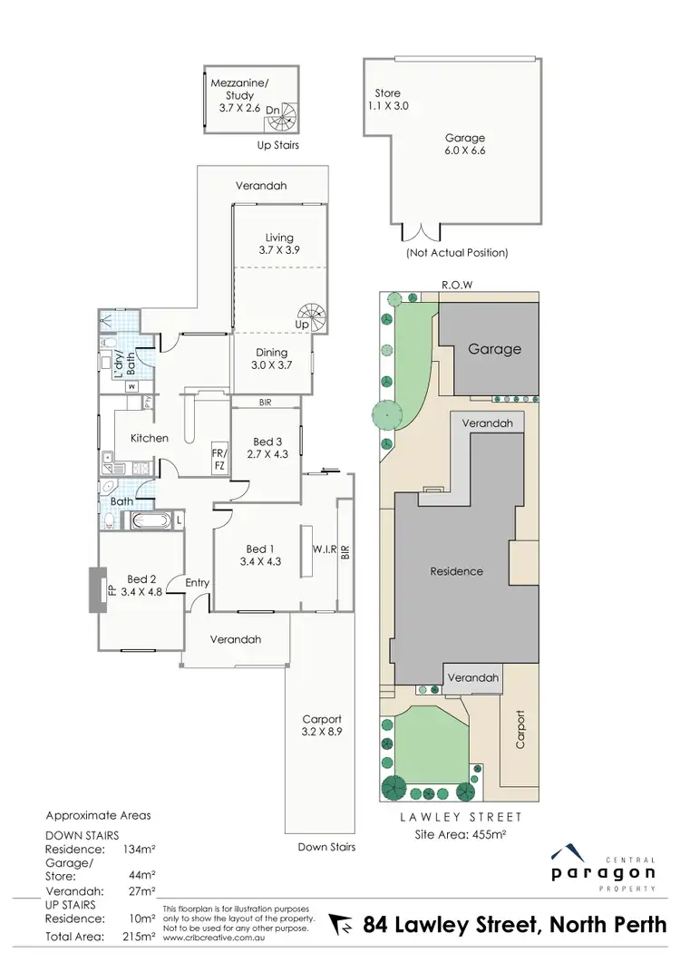 Floorplan of Homely house listing, 84 Lawler Street, North Perth WA 6006