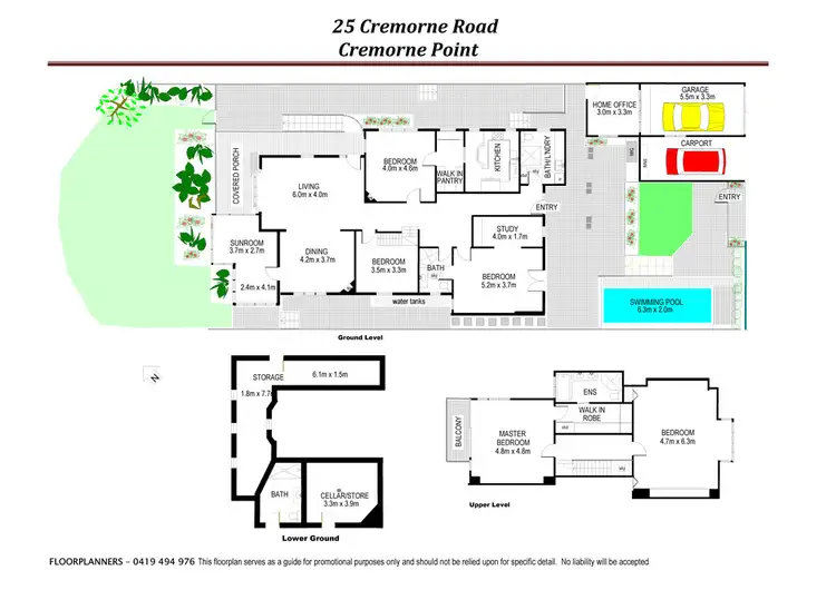 Floorplan of Homely house listing, 25 Cremorne Road, Cremorne Point NSW 2090