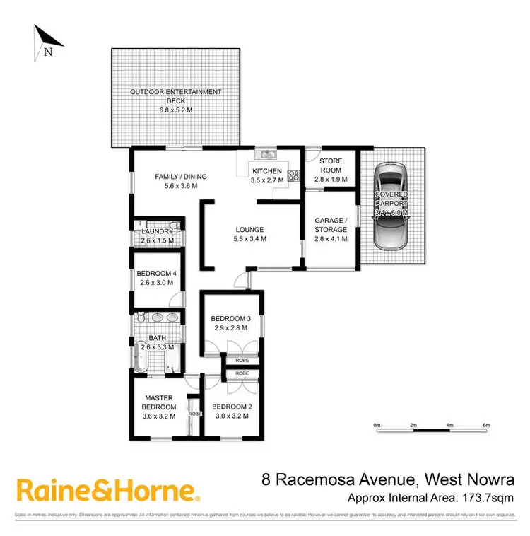 Floorplan of Homely house listing, 8 Racemosa Avenue, West Nowra NSW 2541