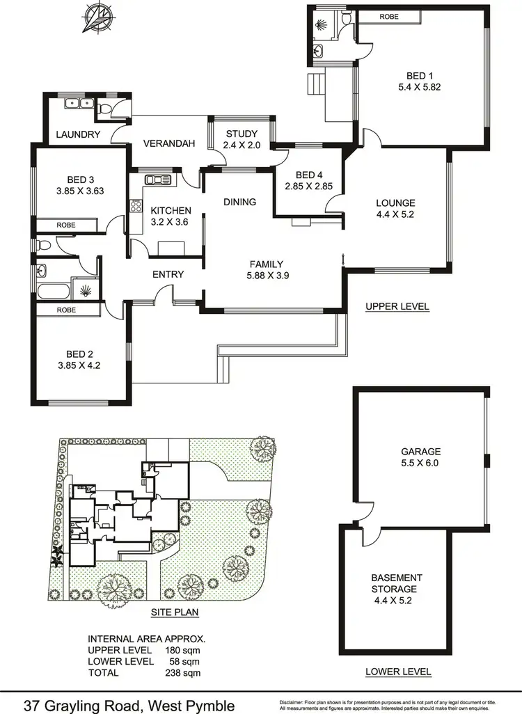 Floorplan of Homely house listing, 37 Grayling Road, West Pymble NSW 2073