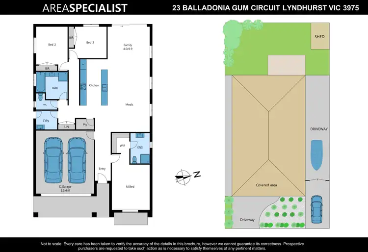 Floorplan of Homely house listing, 23 Balladonia Gum Circuit, Lyndhurst VIC 3975