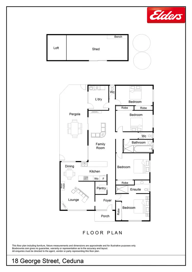 Floorplan of Homely house listing, 18 George Street, Ceduna SA 5690