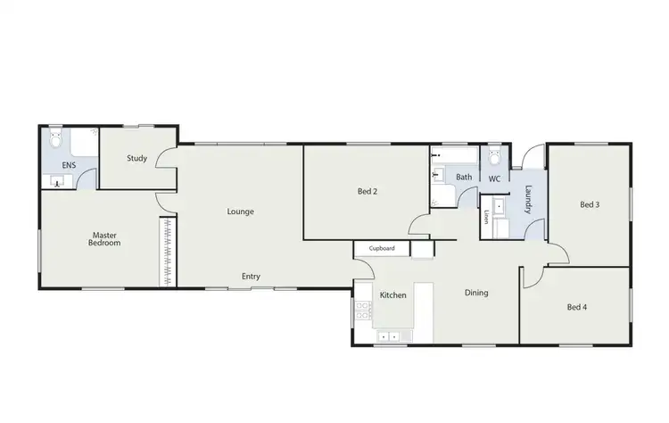 Floorplan of Homely house listing, 16 McLean Place, Curtin ACT 2605