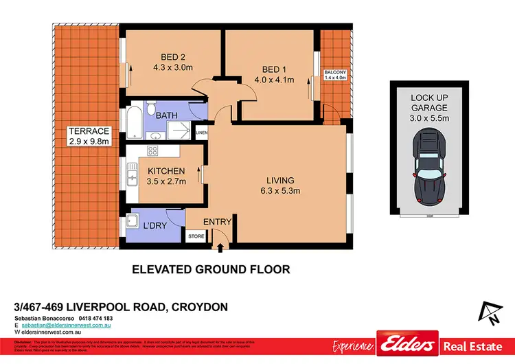 Floorplan of Homely unit listing, 3/467-469 Liverpool Road, Croydon NSW 2132
