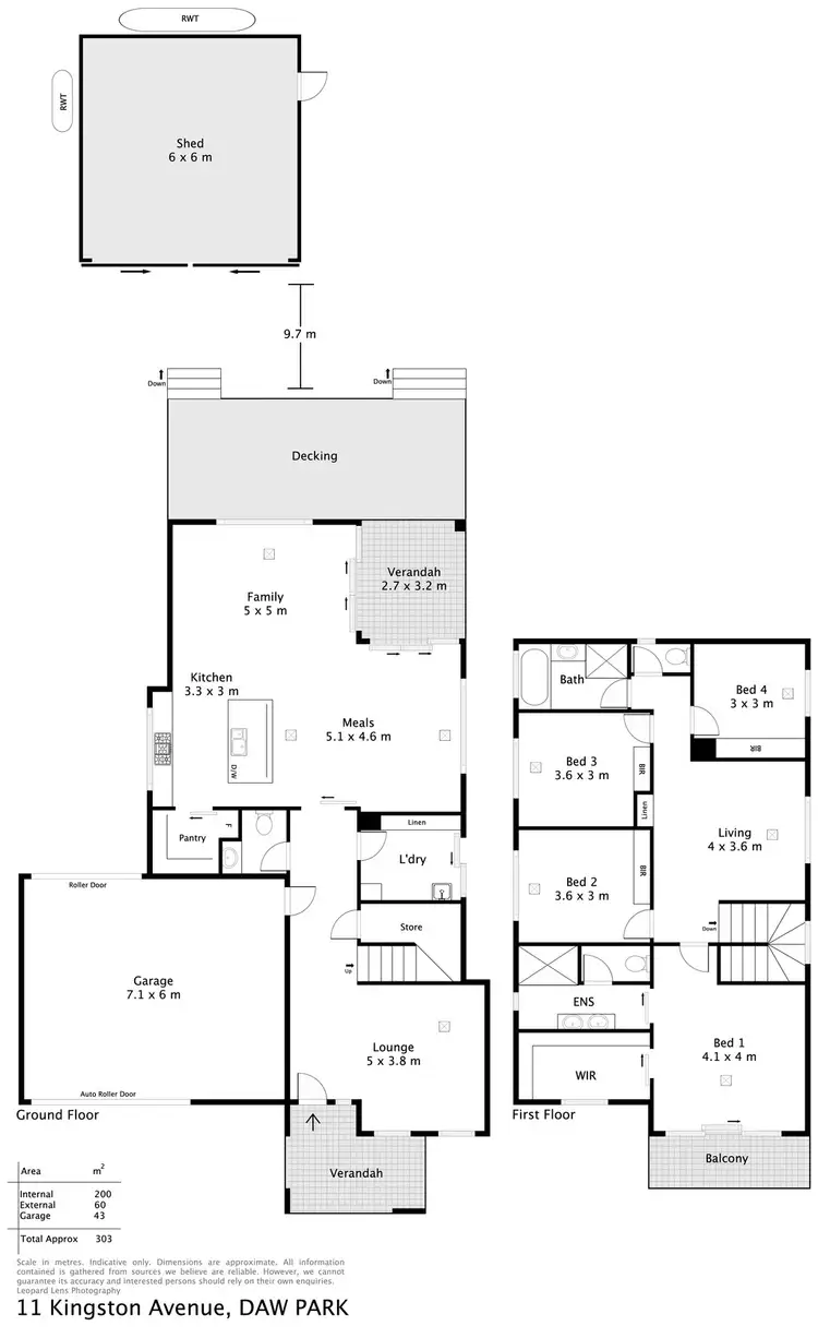 Floorplan of Homely house listing, 11 Kingston Ave, Daw Park SA 5041