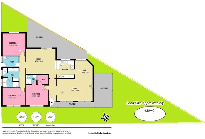 Floorplan of Homely house listing, 20 Emerald Drive, Ingle Farm SA 5098