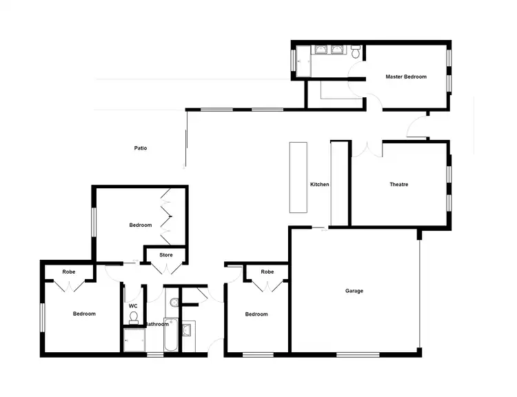 Floorplan of Homely house listing, 26 Sunhaven Boulevard, Burdell QLD 4818