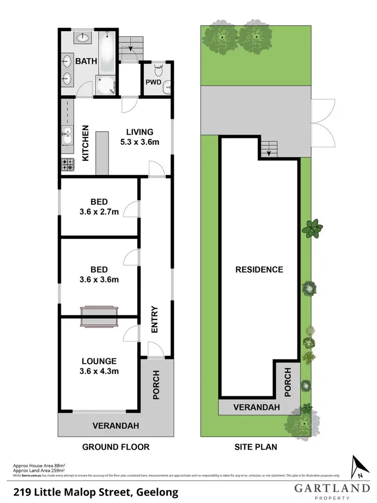 Floorplan of Homely house listing, 219 Little Malop Street, Geelong VIC 3220