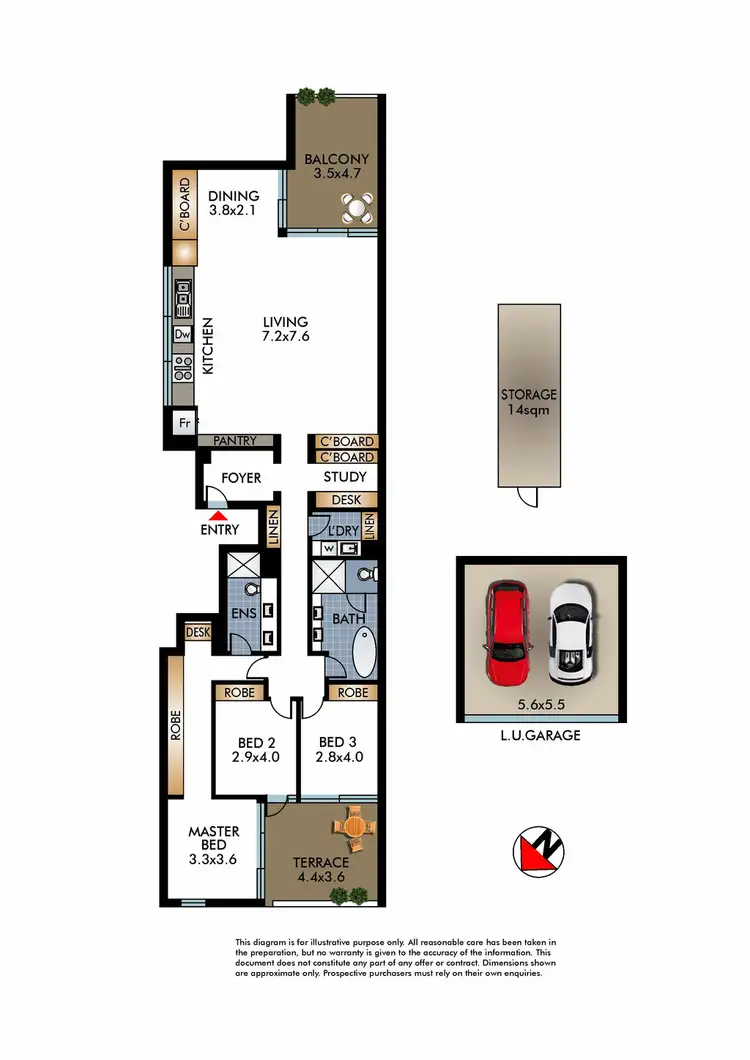 Floorplan of Homely apartment listing, 15/178 Campbell Parade, Bondi Beach NSW 2026
