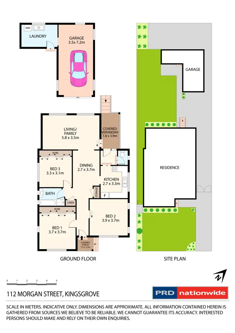 Floorplan of Homely house listing, 112 Morgan Street, Kingsgrove NSW 2208