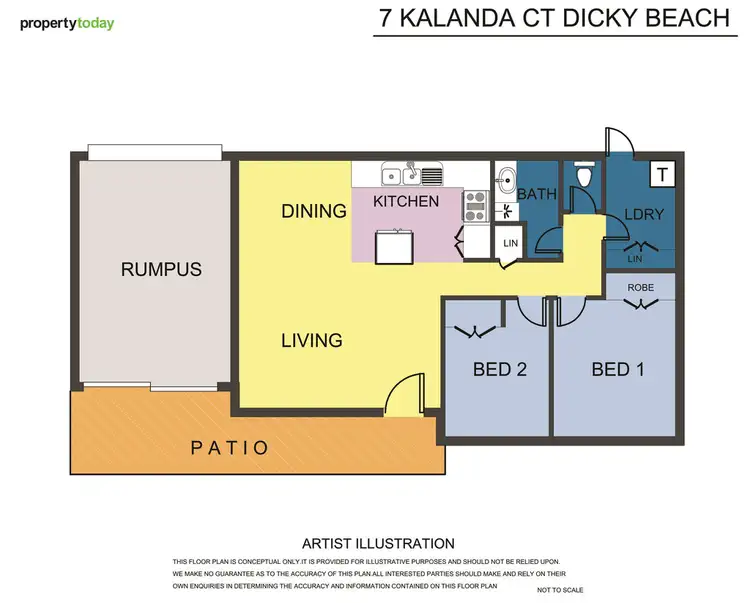 Floorplan of Homely house listing, 7 Kalanda Court, Dicky Beach QLD 4551