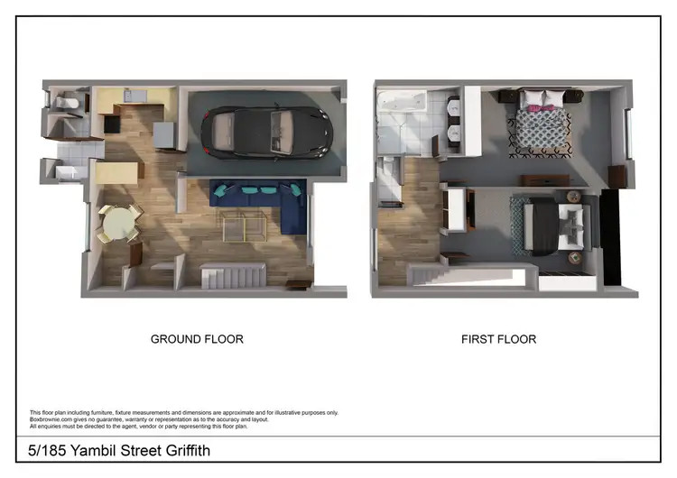 Floorplan of Homely unit listing, 5/185 Yambil Street, Griffith NSW 2680