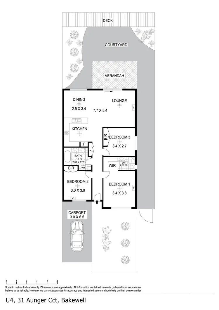 Floorplan of Homely unit listing, 4/31 Aunger Crescent, Bakewell NT 832