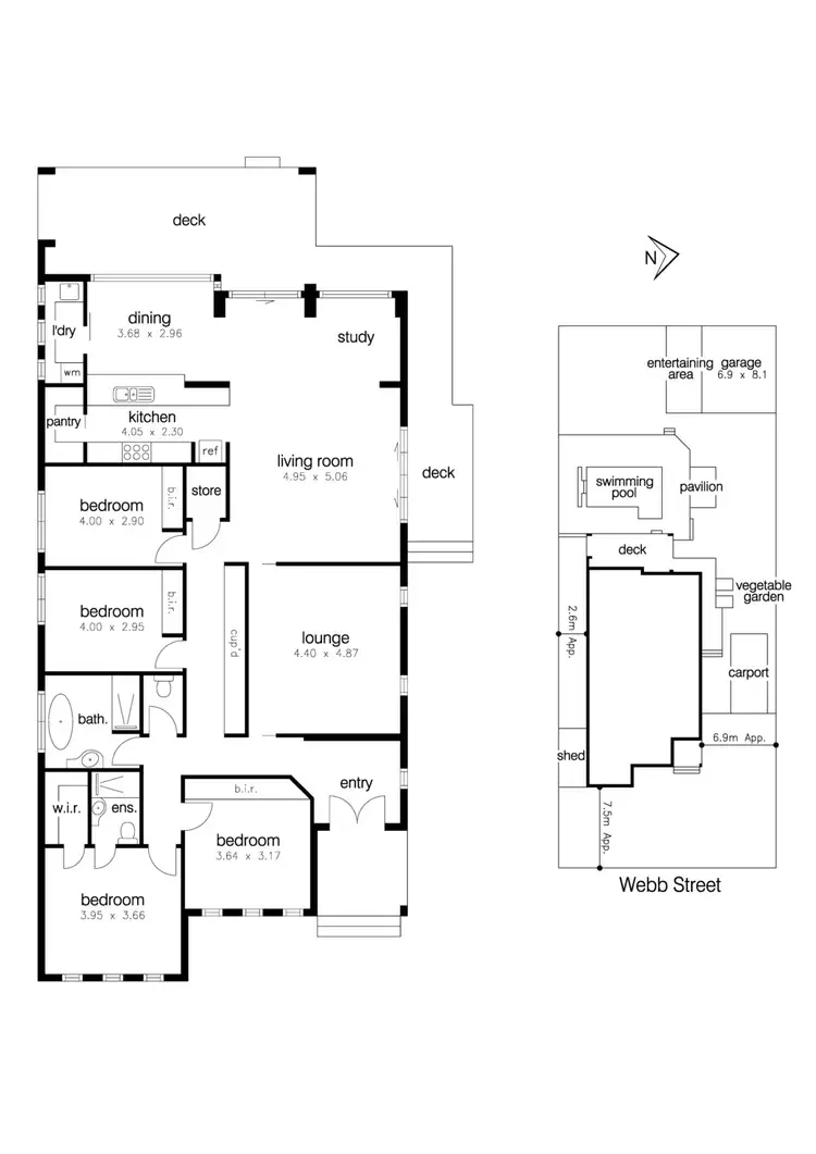 Floorplan of Homely house listing, 11 Webb Street, Altona VIC 3018