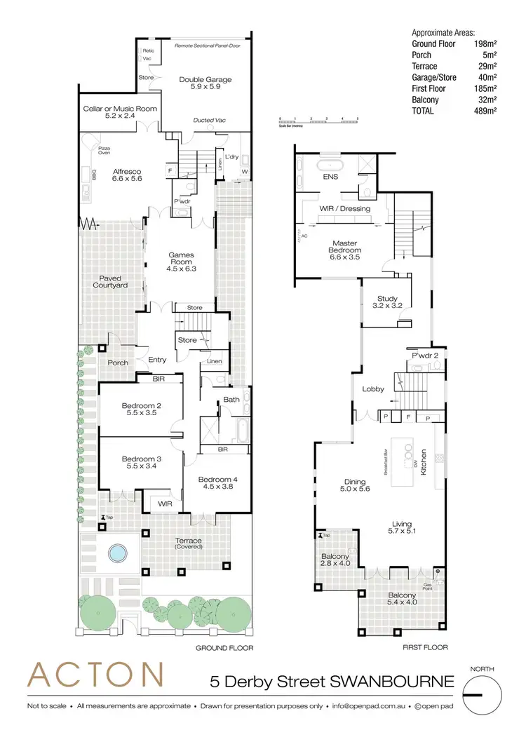 Floorplan of Homely house listing, 5 Derby Street, Swanbourne WA 6010