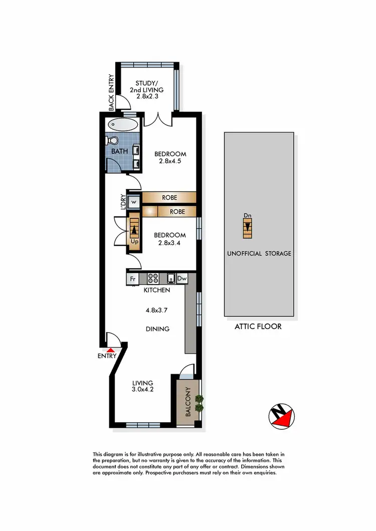 Floorplan of Homely apartment listing, 4/67 Roscoe Street, Bondi Beach NSW 2026