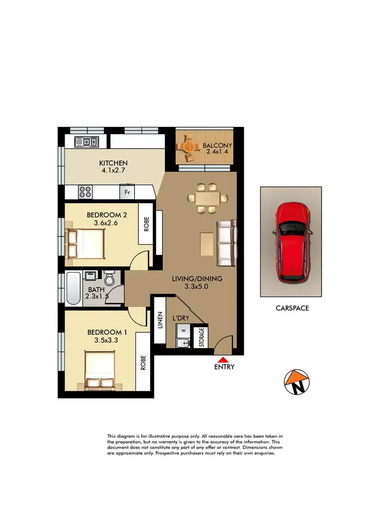 Floorplan of Homely apartment listing, 24/16 Boronia Street, Kensington NSW 2033