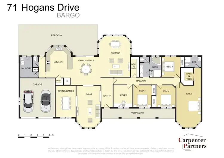 Floorplan of Homely house listing, 71 Hogans Drive, Bargo NSW 2574