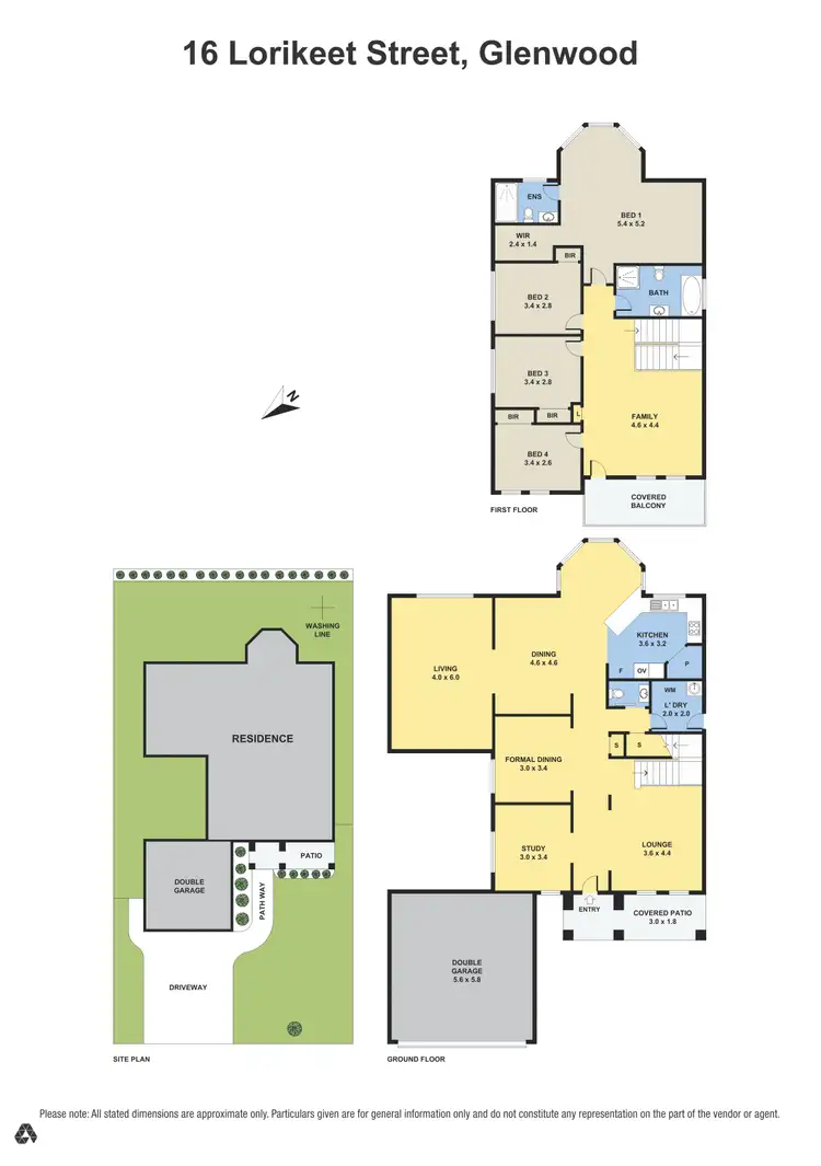 Floorplan of Homely house listing, 16 Lorikeet Street, Glenwood NSW 2768