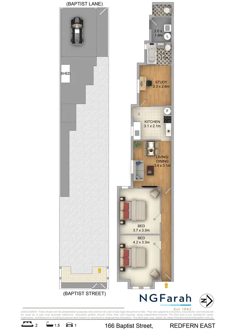 Floorplan of Homely house listing, 166 Baptist Street, Redfern NSW 2016
