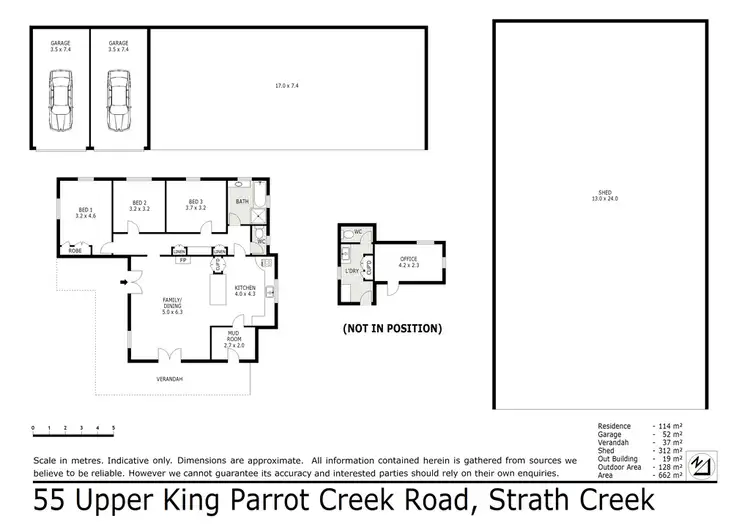 Floorplan of Homely rural property listing, 55 Upper King Parrot Creek Road, Strath Creek VIC 3658