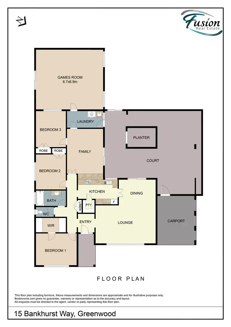 Floorplan of Homely house listing, Address available on request