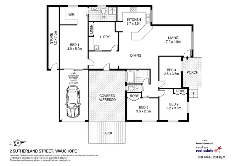 Floorplan of Homely house listing, 2 Sutherland Street, Wauchope NSW 2446