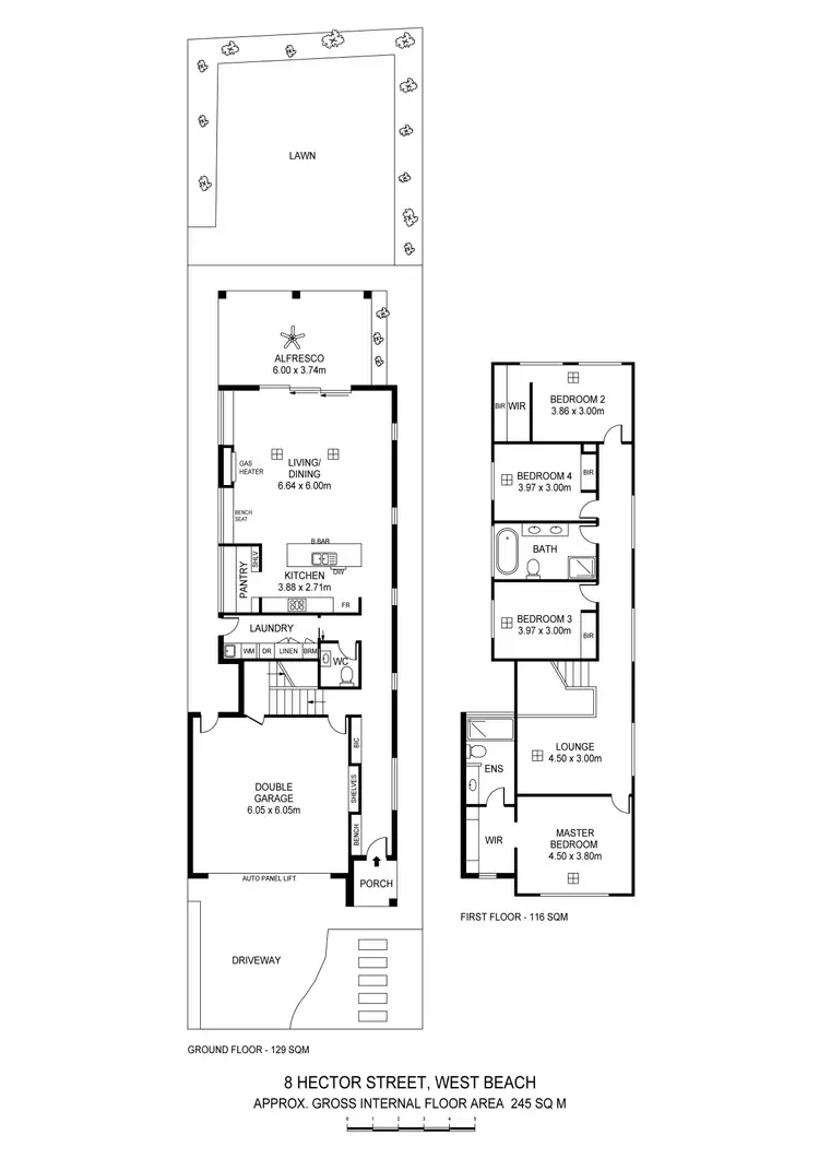 Floorplan of Homely house listing, 8 Hector Street, West Beach SA 5024