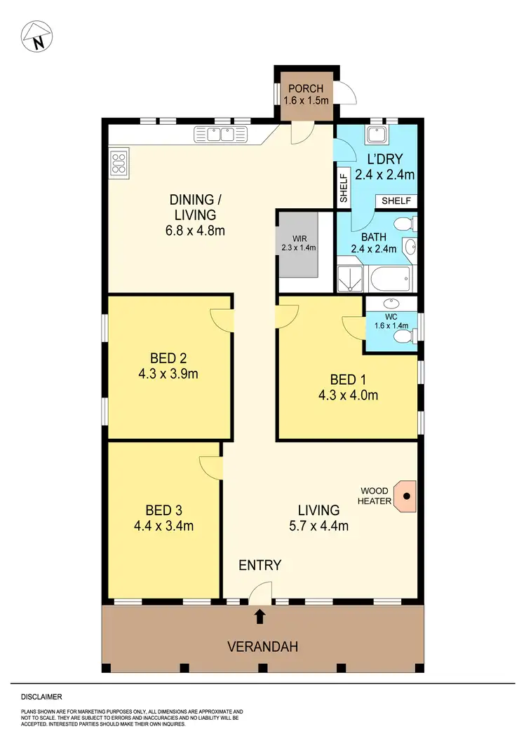 Floorplan of Homely house listing, 390 Savage Hill Rd, Dereel VIC 3352