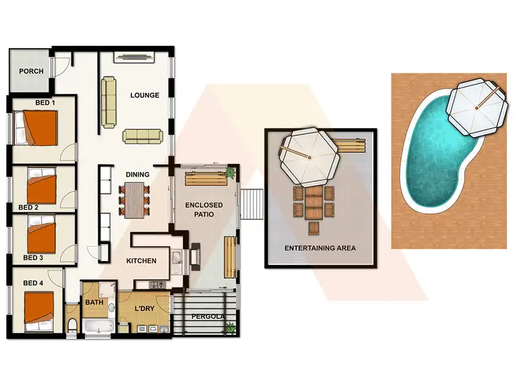 Floorplan of Homely house listing, 27 Loffs Road, Loganholme QLD 4129