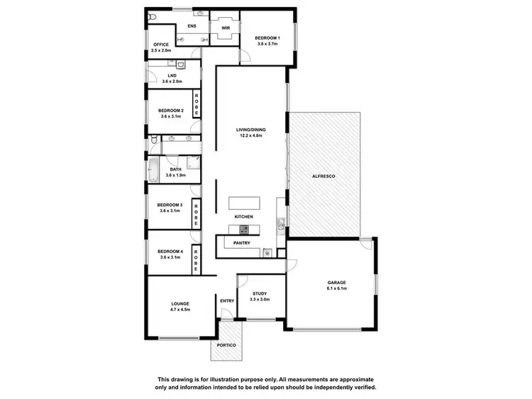 Floorplan of Homely house listing, 22 Pinehurst Drive, Worrolong SA 5291
